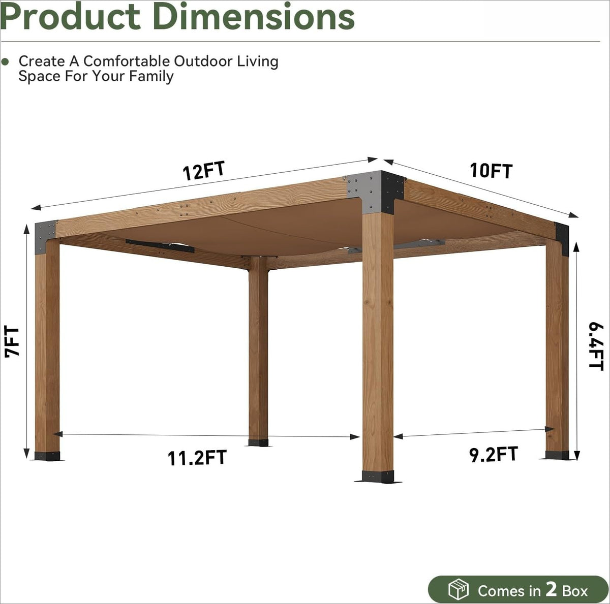 Cedar Canopy Outdoor Pergola