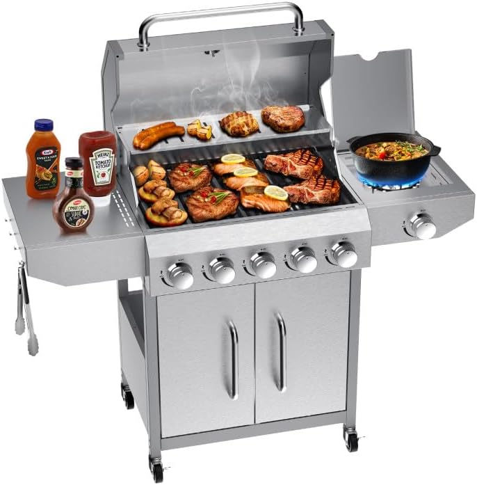 5-Burner Stainless Propane Grill
