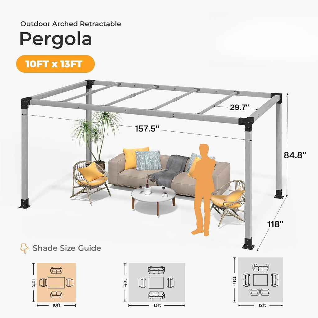 Pretreated Wood Outdoor Pergola