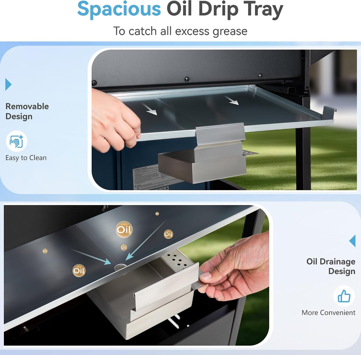 4-Burner Outdoor Propane BBQ Grill