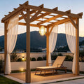 Lattice Roof Wooden Pergola
