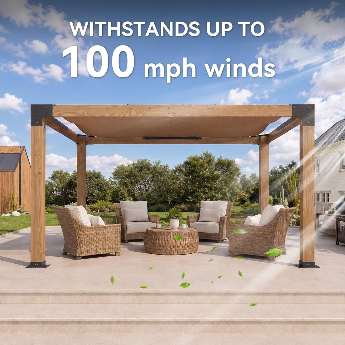 Cedar Canopy Outdoor Pergola