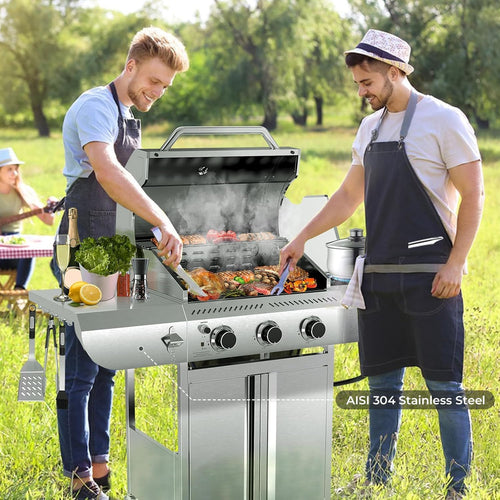 3-Burner Stainless Propane Grill