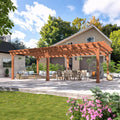 Cedar Windproof Outdoor Wood Pergola